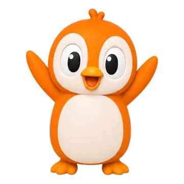 Ödülünü kutlayan Çözify penguen maskotu